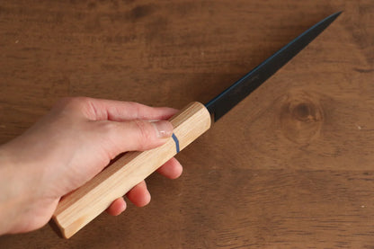 Seisuke เหล็ก SK-85 Ion plating มีดขนาดเล็ก  Petty มีดทำครัวญี่ปุ่น 120mm ด้ามไม้สีขาว