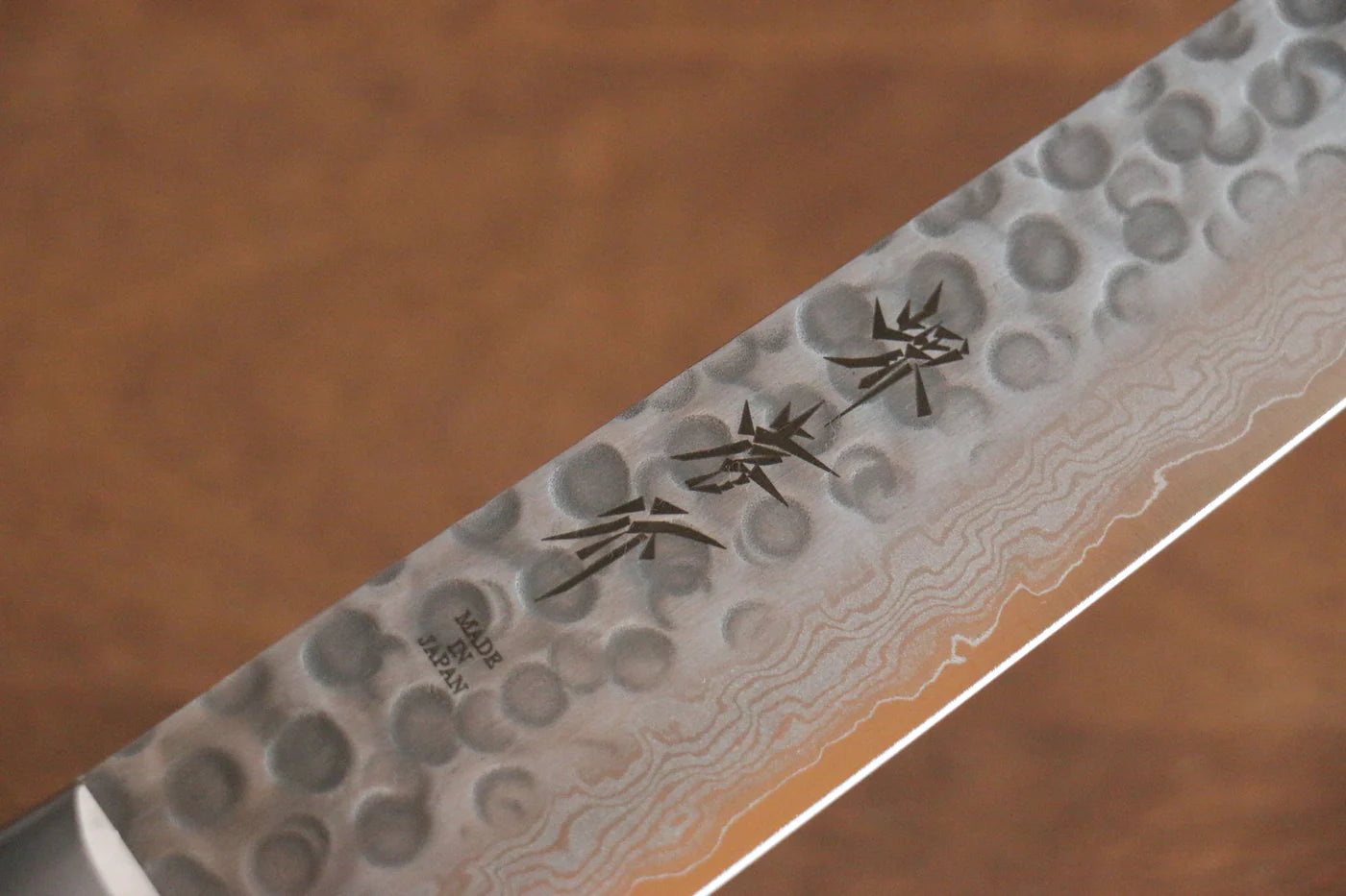 Sakai Takayuki VG10 ดามัสกัส 17 ชั้น มีดเลาะเอ็น Sujihiki มีดทำครัวญี่ปุ่น 240mm ด้ามไม้ Pakka wood เขียว