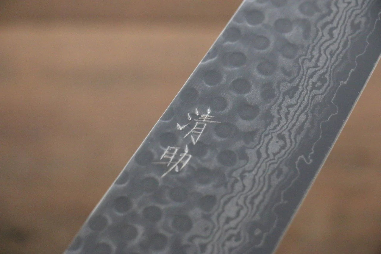 Seisuke VG10 17 ชั้น ดามัสกัส มีดกิวโตะ Gyuto มีดทำครัวญี่ปุ่น 210mm ด้ามมะฮอกกานี