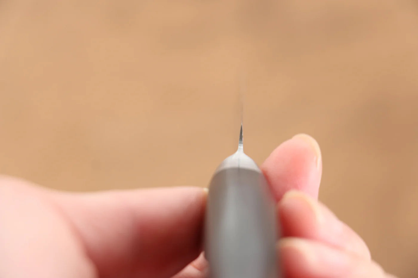 Seisuke Kagami AUS10 ขัดขึ้นเงากระจก ลายดามัสกัส มีดขนาดเล็ก  Petty มีดทำครัวญี่ปุ่น 80mm ด้ามไม้ Pakka wood สีดำ