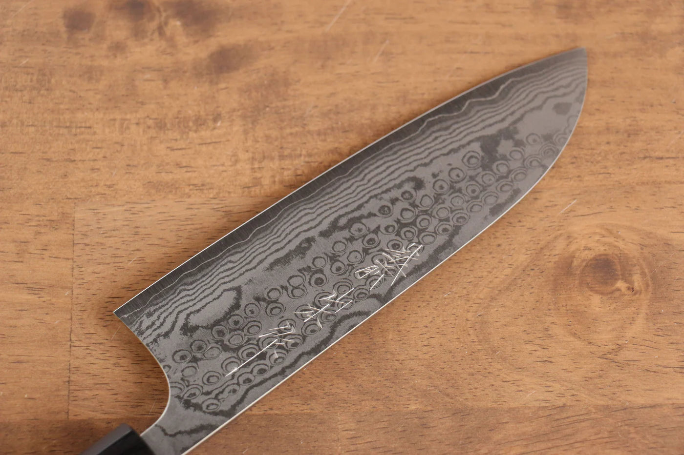 Nao Yamamoto VG10 ดามัสกัส มีด Santoku มีดทำครัวญี่ปุ่น 165mm ด้ามไม้วอลนัท