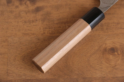 Nao Yamamoto VG10 ดามัสกัส มีด Santoku มีดทำครัวญี่ปุ่น 165mm ด้ามไม้วอลนัท