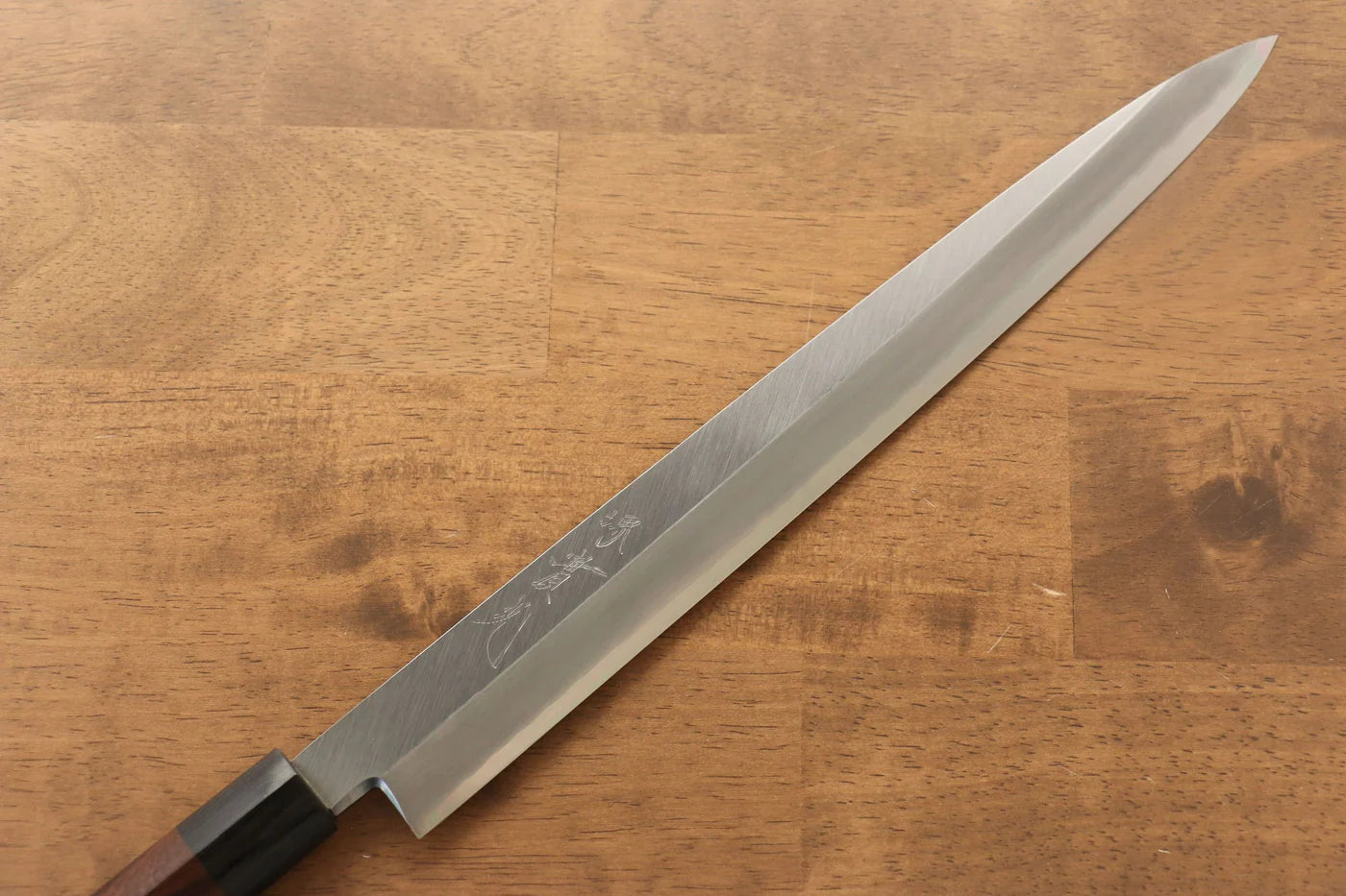 Jikko Silver Steel No.3 (เหล็กเงิน No.3) มีด Yanagiba มีดทำครัวญี่ปุ่น 300mm ด้ามไม้พะยูง