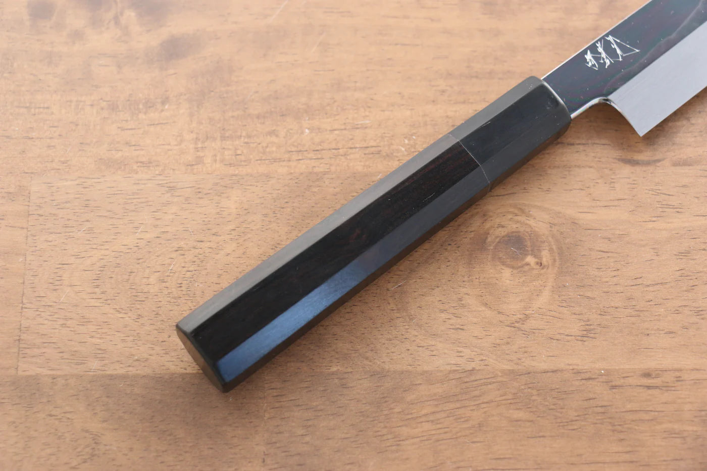 Jikko Fujisan Honyaki White Steel (เหล็กกล้าขาว) No.3 ขัดขึ้นเงากระจก มีด Sakimaru Yanagiba มีดทำครัวญี่ปุ่น 270mm ด้ามไม้มะเกลือ