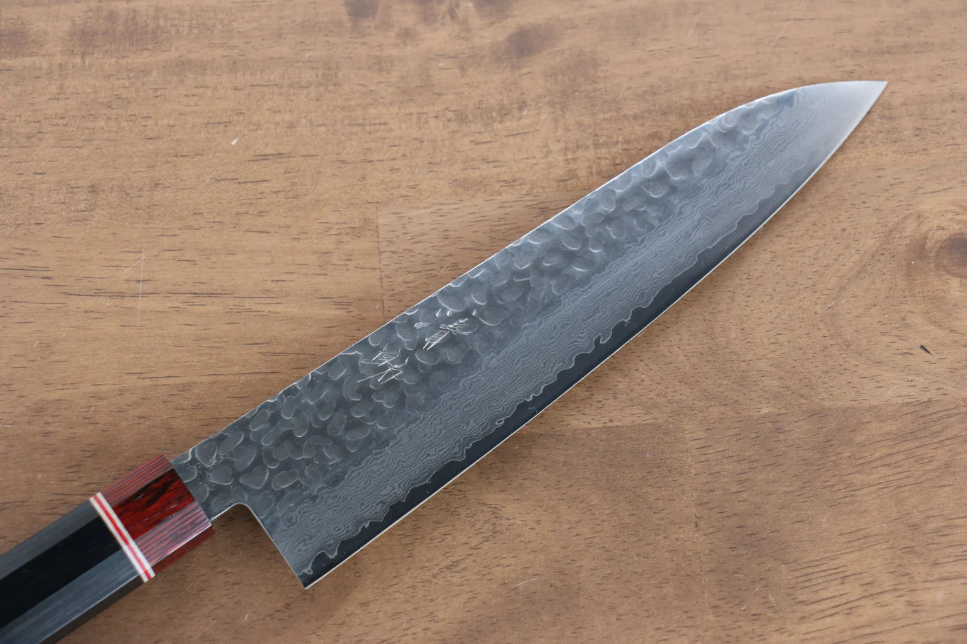 Seisuke VG10 ดามัสกัส มีดกิวโตะ Gyuto มีดทำครัวญี่ปุ่น 210mm ด้ามไม้ Pakka wood สีดำ
