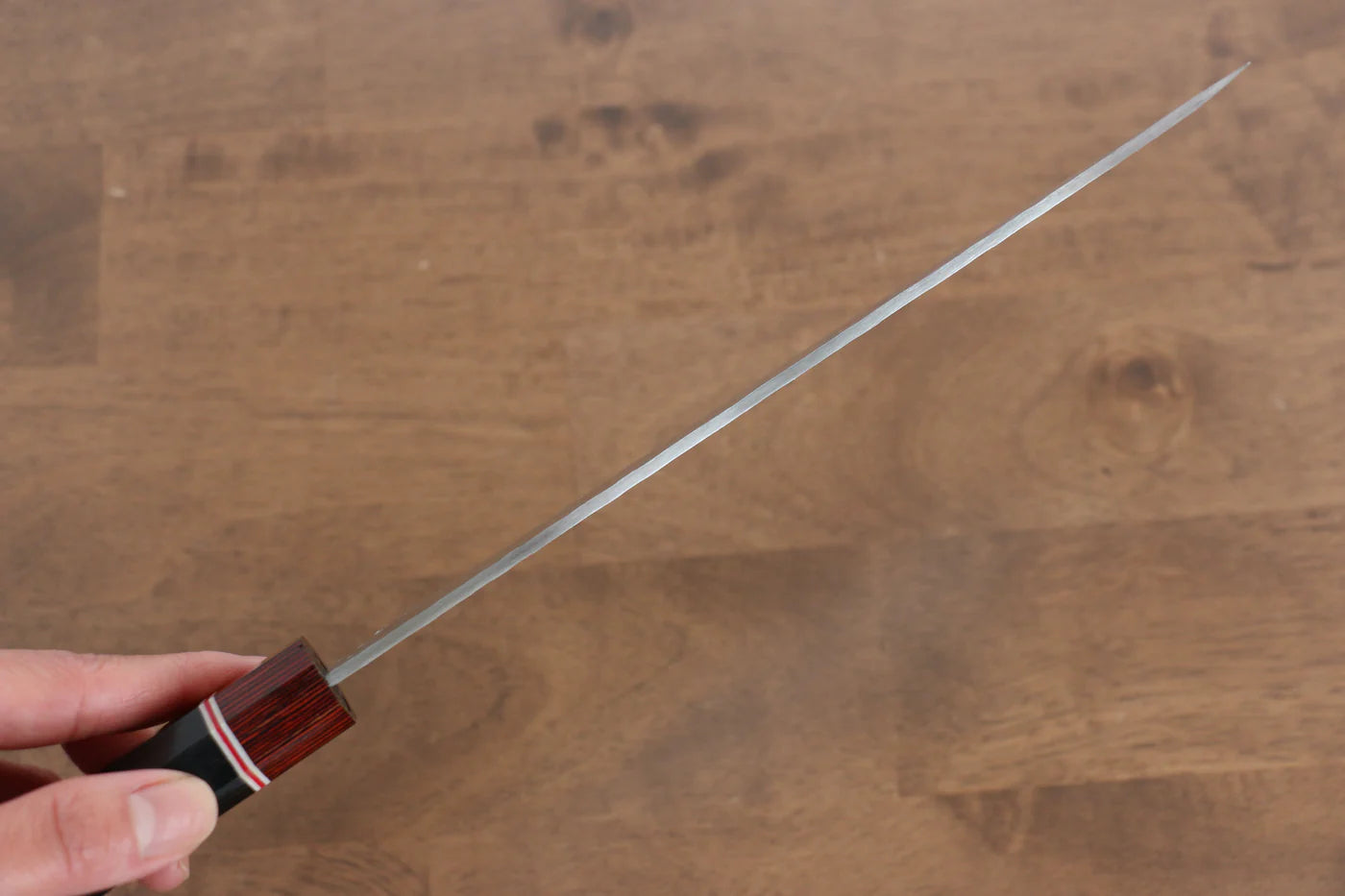 Seisuke VG10 ดามัสกัส มีดกิวโตะ Gyuto มีดทำครัวญี่ปุ่น 210mm ด้ามไม้ Pakka wood สีดำ