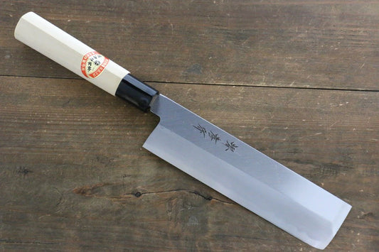 Sakai Takayuki Kasumitogi White Steel (เหล็กกล้าขาว) มีด Usuba มีดทำครัวญี่ปุ่น ด้ามต้นเเมกโนเลีย