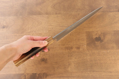 Seisuke White Steel (เหล็กกล้าขาว) No.2 มีดกิวโตะ Gyuto มีดทำครัวญี่ปุ่น 240mm ด้ามไม้โอ๊กเผา (Mehakkaku)