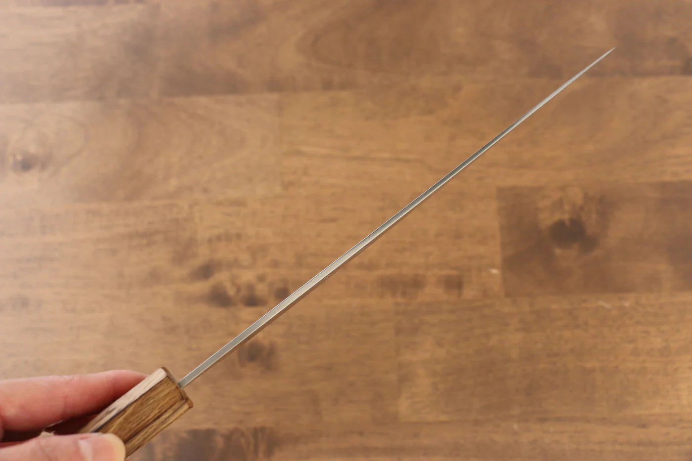 Seisuke White Steel (เหล็กกล้าขาว) No.2 มีดกิวโตะ Gyuto มีดทำครัวญี่ปุ่น 240mm ด้ามไม้โอ๊กเผา (Mehakkaku)