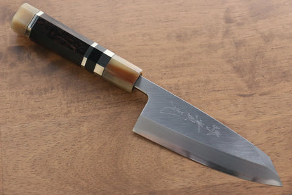Jikko  Blue Steel (บลูสตีล) มีด Sakimaru Yanagiba มีดทำครัวญี่ปุ่น 300mm ด้ามไม้มะเกลือ (ประดับห่วงคู่)