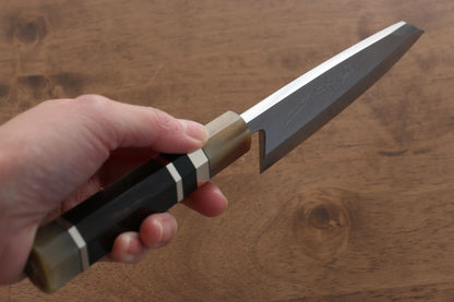 Jikko  Blue Steel (บลูสตีล) มีด Sakimaru Yanagiba มีดทำครัวญี่ปุ่น 300mm ด้ามไม้มะเกลือ (ประดับห่วงคู่)