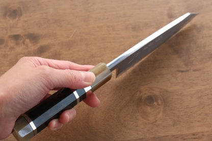 Jikko  Blue Steel (บลูสตีล) มีด Sakimaru Yanagiba มีดทำครัวญี่ปุ่น 300mm ด้ามไม้มะเกลือ (ประดับห่วงคู่)