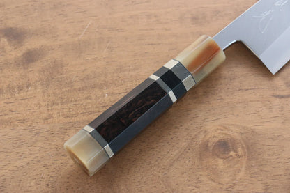 Jikko  Blue Steel (บลูสตีล) มีด Sakimaru Yanagiba มีดทำครัวญี่ปุ่น 300mm ด้ามไม้มะเกลือ (ประดับห่วงคู่)