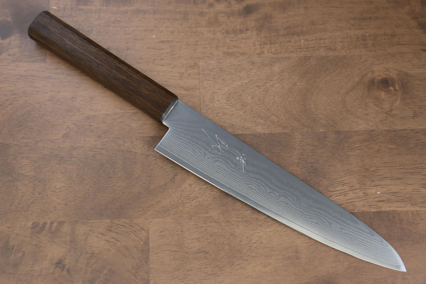 Seisuke VG10 ดามัสกัส 63 ชั้น มีดกิวโตะ Gyuto มีดทำครัวญี่ปุ่น 210mm ด้ามโอ๊ค