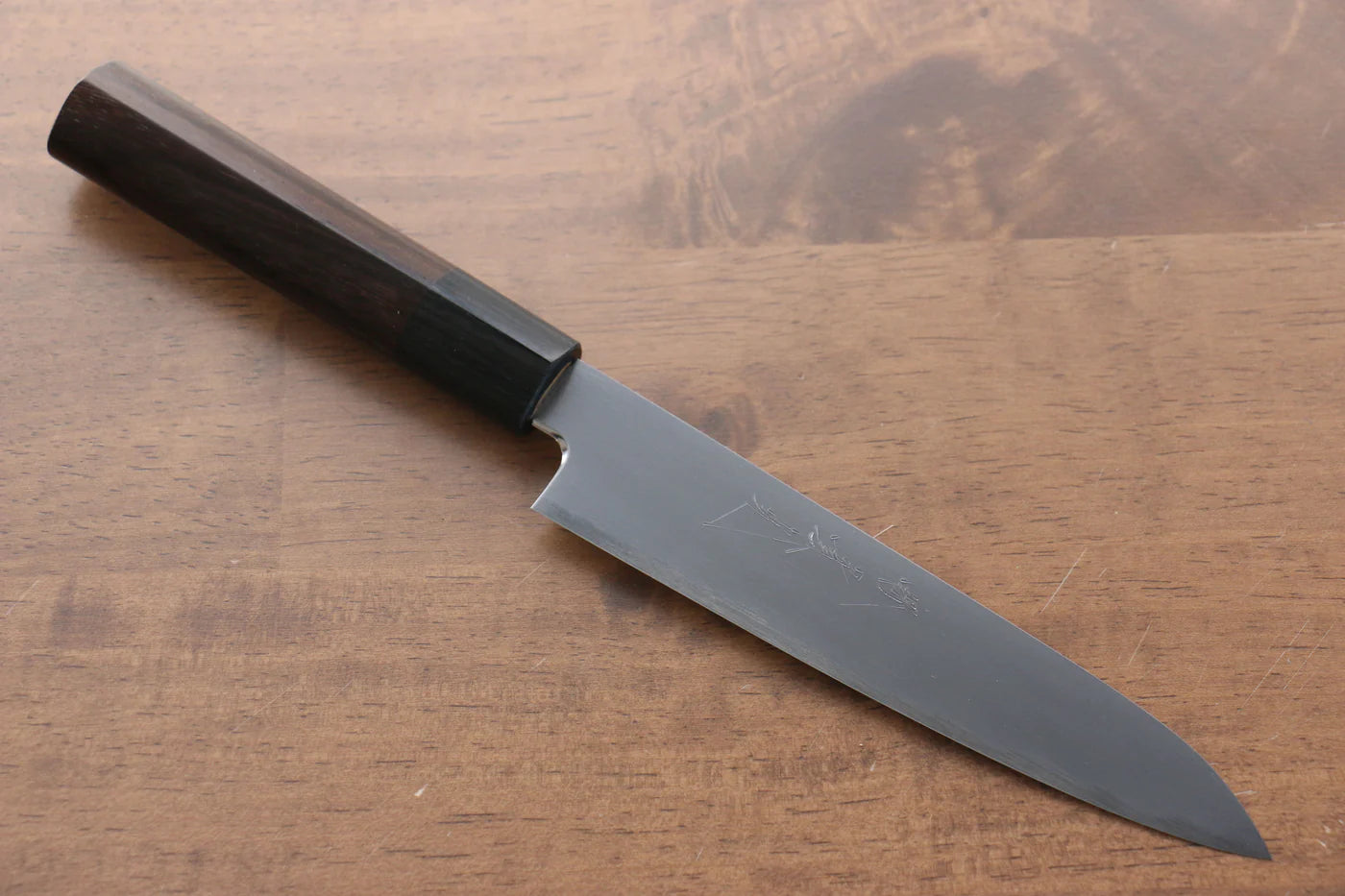 Jikko White Steel (เหล็กกล้าขาว) No.2 มีดขนาดเล็ก  Petty มีดทำครัวญี่ปุ่น 150mm ด้ามไม้พะยูง