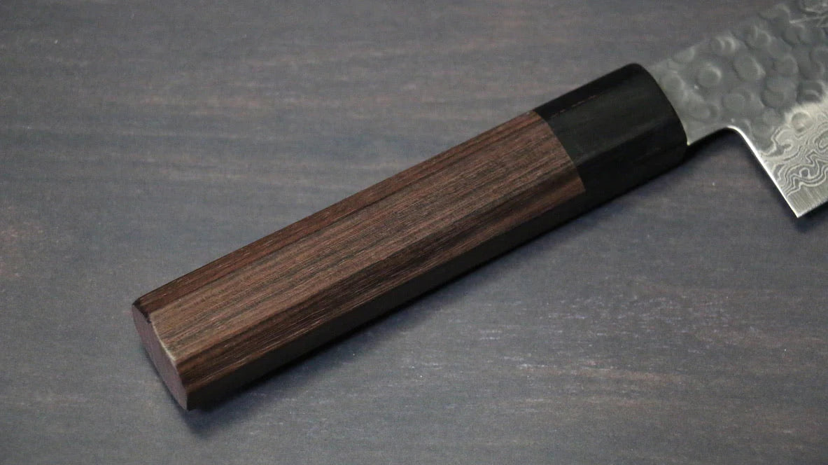 Seisuke AUS10 ดามัสกัส 45 ชั้น มีดกิวโตะ Gyuto มีดทำครัวญี่ปุ่น 240mm ด้ามไม้พะยูง