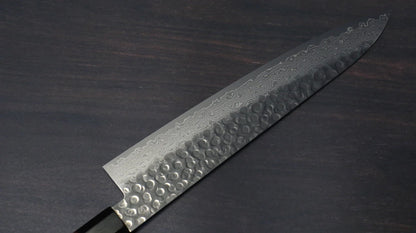 Seisuke AUS10 ดามัสกัส 45 ชั้น มีดกิวโตะ Gyuto มีดทำครัวญี่ปุ่น 240mm ด้ามไม้พะยูง