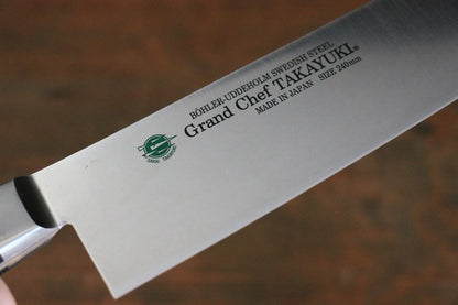 Sakai Takayuki Grand Chef Swedish Steel (เหล็กสวีเดน) มีดเลาะเอ็น Sujihiki มีดทำครัวญี่ปุ่น