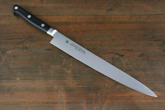 Sakai Takayuki Grand Chef Swedish Steel (เหล็กสวีเดน) มีดเลาะเอ็น Sujihiki มีดทำครัวญี่ปุ่น