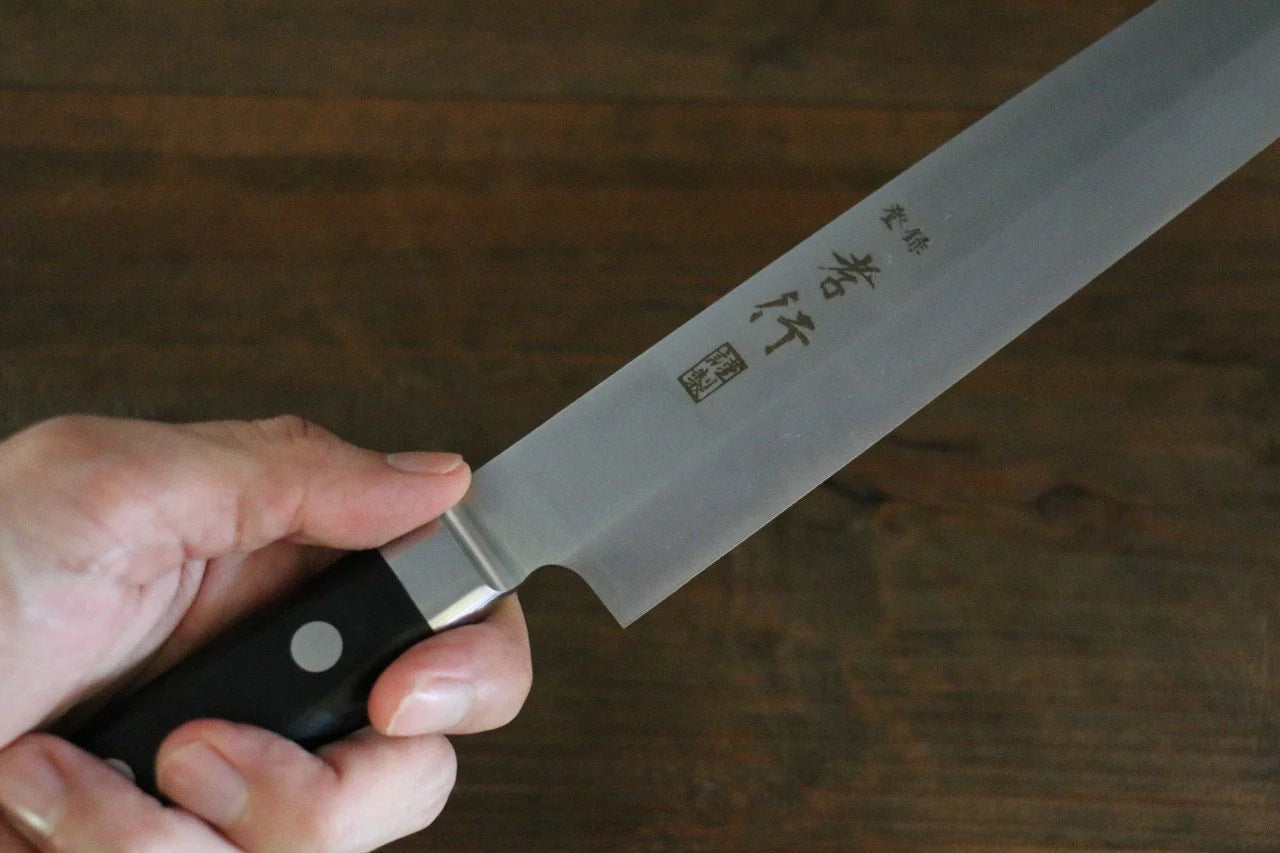 Sakai Takayuki Grand Chef Swedish Steel (เหล็กสวีเดน) มีดเลาะเอ็น Sujihiki มีดทำครัวญี่ปุ่น 300mm มีฝัก (ปลอก) มีด