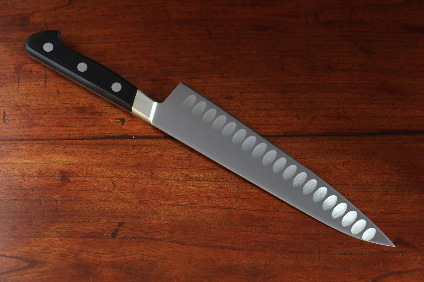 Misono UX10 สเเตนเลส มีดกิวโตะเเซลมอน Gyuto Salmon มีดทำครัวญี่ปุ่น