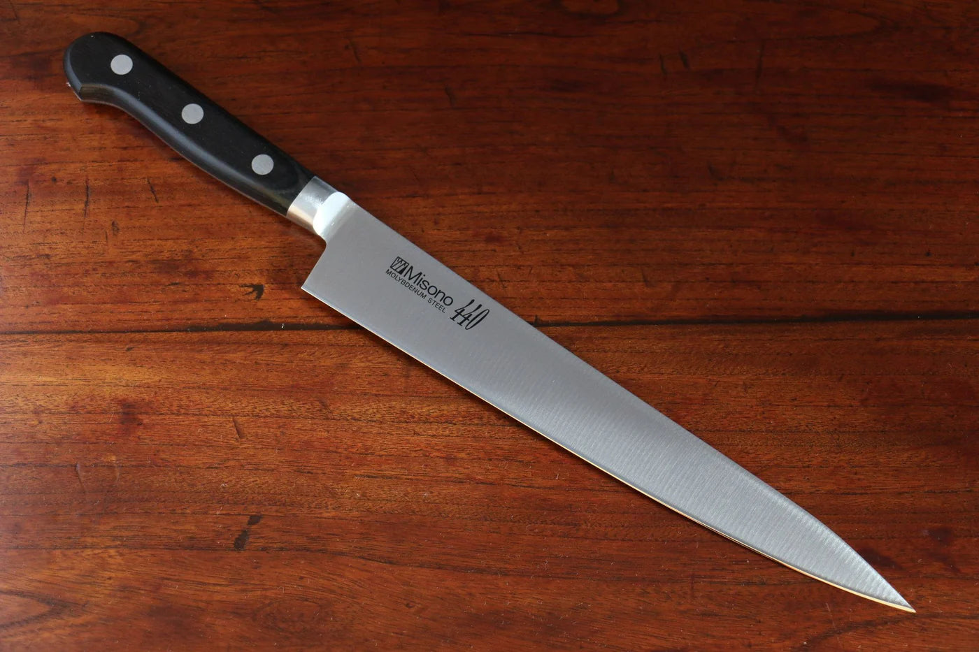 Misono 440 โมลิบดินัม มีดเลาะเอ็น Sujihiki มีดทำครัวญี่ปุ่น 270mm