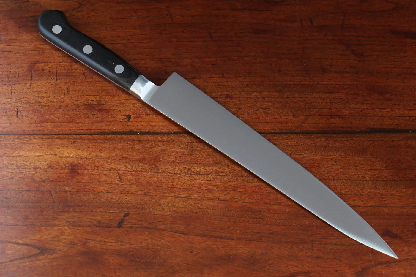 Misono 440 โมลิบดินัม มีดเลาะเอ็น Sujihiki มีดทำครัวญี่ปุ่น 270mm