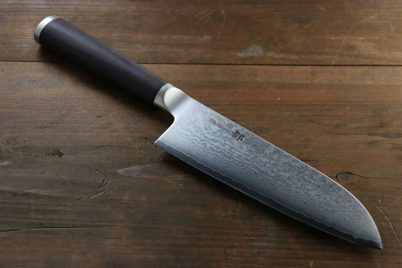 Miyako AUS8 ดามัสกัส 33 ชั้น มีด Santoku มีดทำครัวญี่ปุ่น 165mm