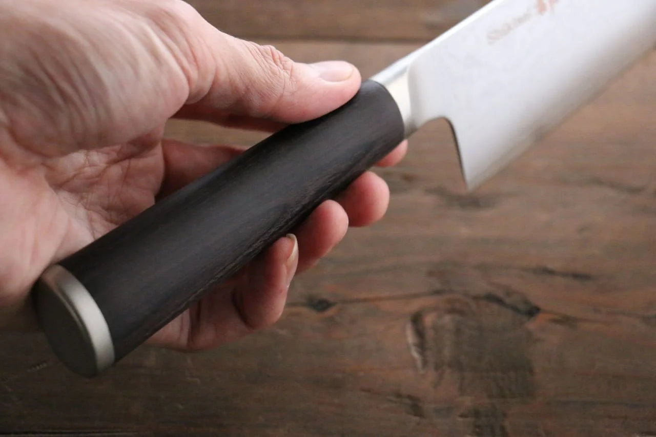 Miyako AUS8 ดามัสกัส 33 ชั้น มีด Santoku มีดทำครัวญี่ปุ่น 165mm