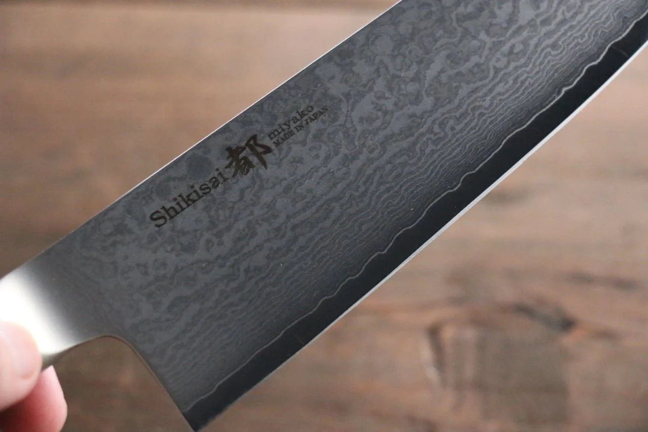 Miyako AUS8 ดามัสกัส 33 ชั้น มีด Santoku มีดทำครัวญี่ปุ่น 165mm