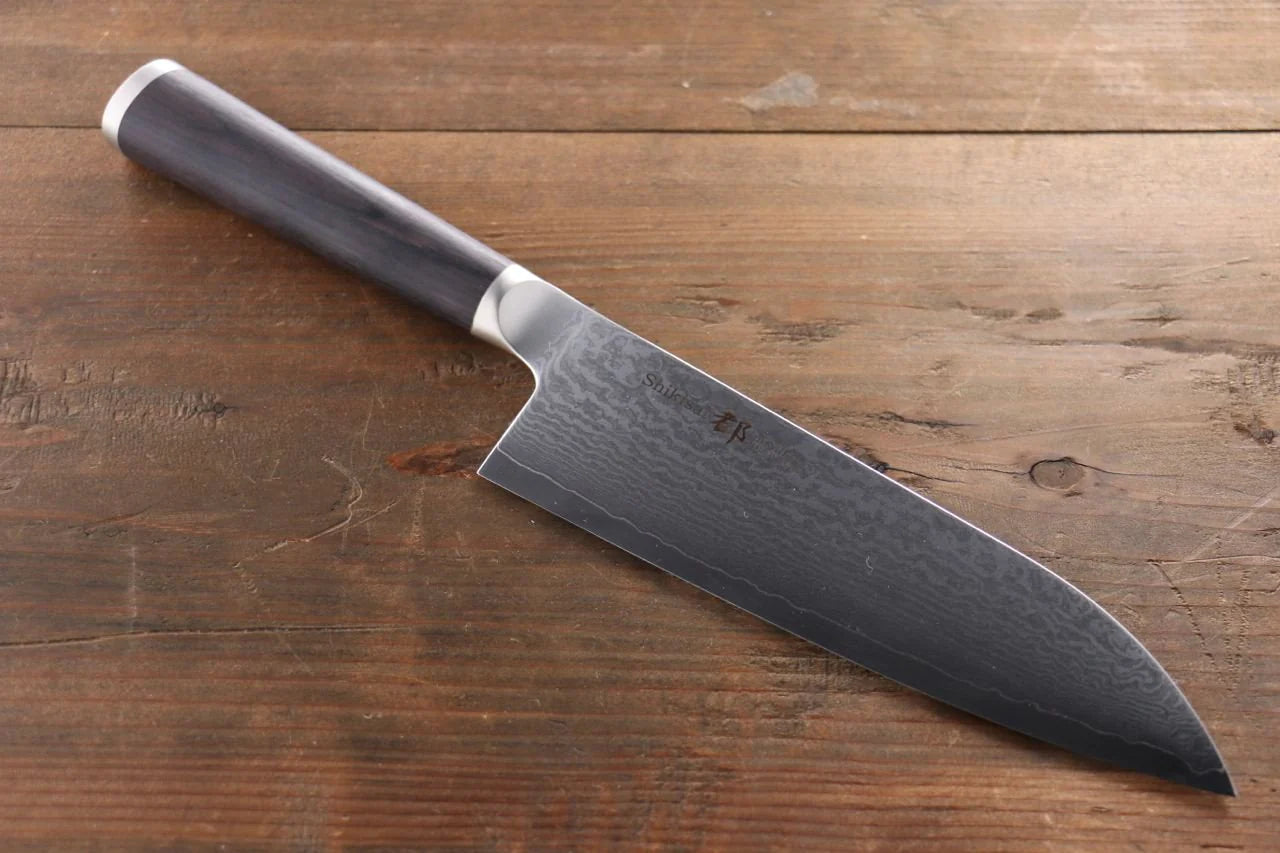 Miyako AUS8 ดามัสกัส 33 ชั้น มีด Santoku มีดทำครัวญี่ปุ่น 180mm