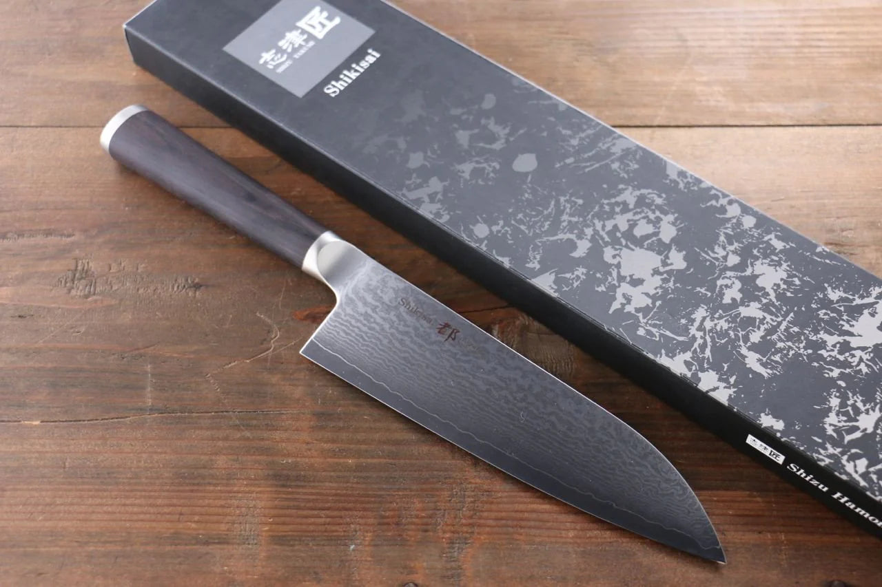 Miyako AUS8 ดามัสกัส 33 ชั้น มีด Santoku มีดทำครัวญี่ปุ่น 180mm