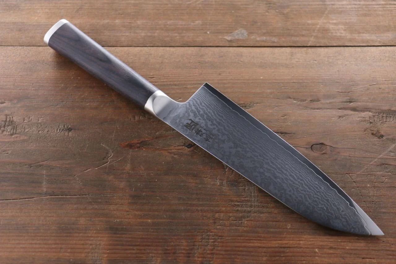 Miyako AUS8 ดามัสกัส 33 ชั้น มีด Santoku มีดทำครัวญี่ปุ่น 180mm