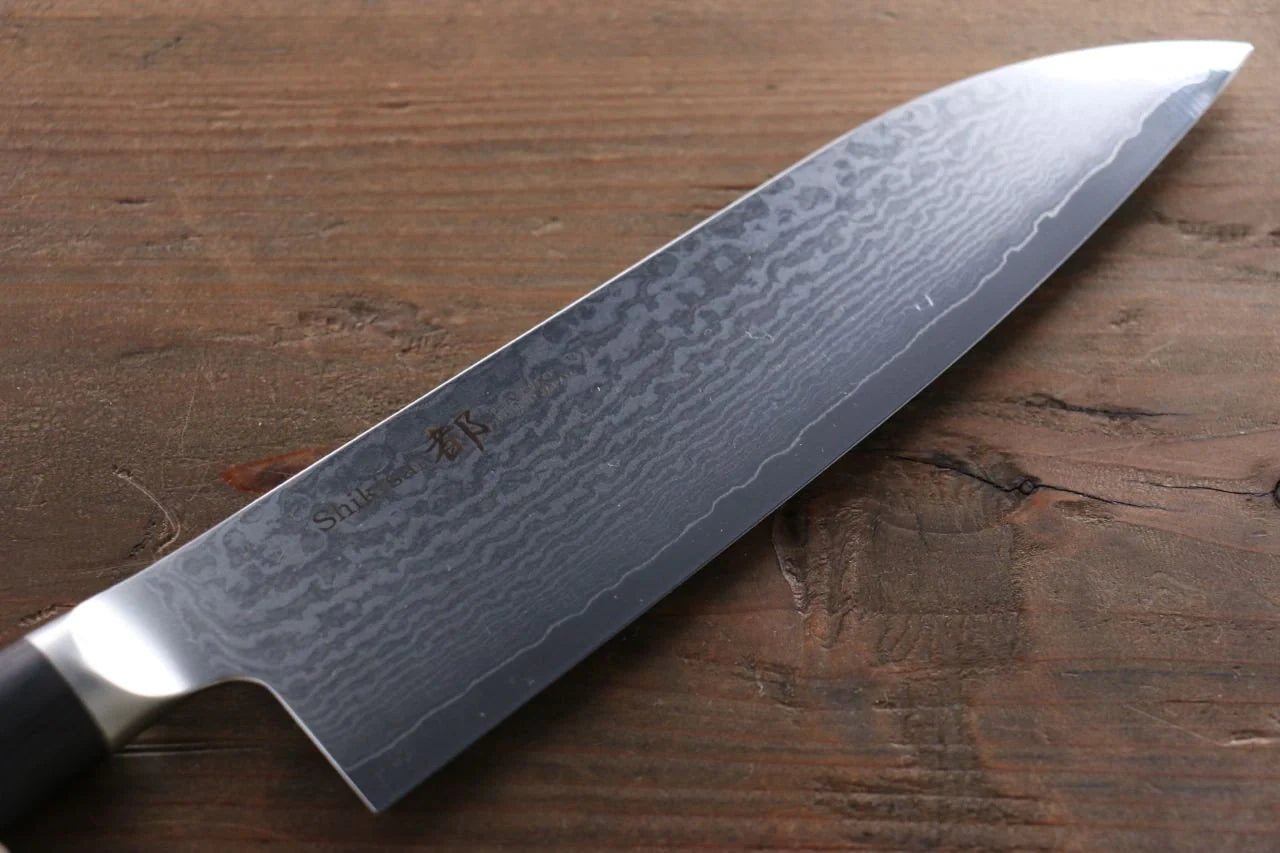 Miyako AUS8 ดามัสกัส 33 ชั้น มีด Santoku มีดทำครัวญี่ปุ่น 180mm