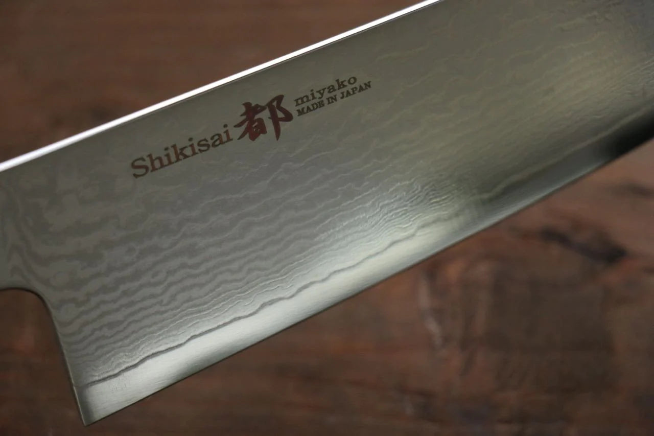 Miyako AUS8 ดามัสกัส 33 ชั้น มีด Santoku มีดทำครัวญี่ปุ่น 180mm