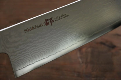 Miyako AUS8 ดามัสกัส 33 ชั้น มีด Santoku มีดทำครัวญี่ปุ่น 180mm