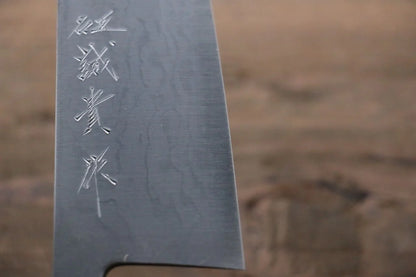 Shigeki Tanaka Blue Steel (บลูสตีล) No.2 ดามัสกัส 17 ชั้น ดามัสกัส มีด Santoku มีดทำครัวญี่ปุ่น 165mm ด้ามต้นเเมกโนเลีย