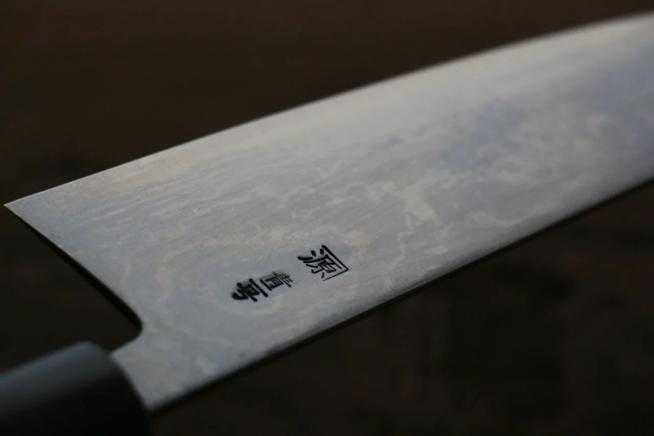 Shigeki Tanaka Blue Steel (บลูสตีล) No.2 ดามัสกัส 17 ชั้น ดามัสกัส มีด Santoku มีดทำครัวญี่ปุ่น 165mm ด้ามต้นเเมกโนเลีย