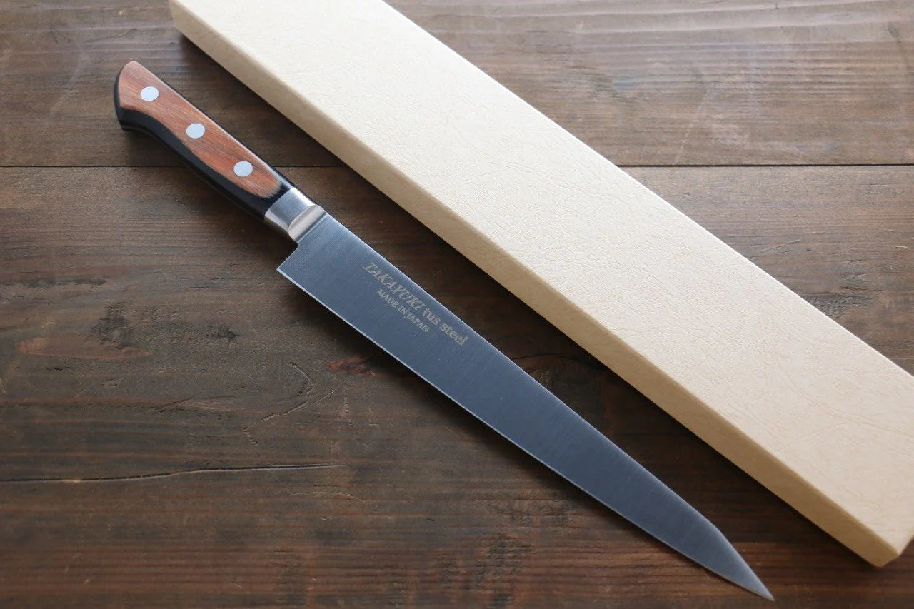 Sakai Takayuki TUS สเเตนเลส มีดเลาะเอ็น Sujihiki มีดทำครัวญี่ปุ่น