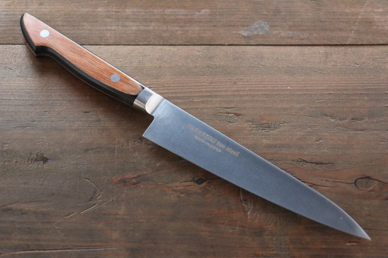 Sakai Takayuki เหล็ก TUS  มีดขนาดเล็ก  Petty มีดทำครัวญี่ปุ่น 150mm