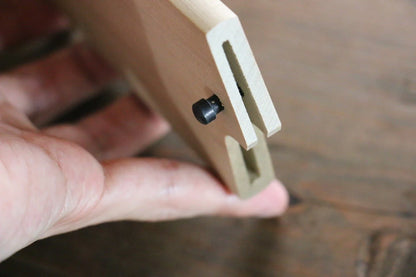(กลาง) ไม้เเมกโนเลีย ฝัก (ปลอก) มีด มีดหั่นผัก Nakiri ไม้อัด 180mm Kaneko